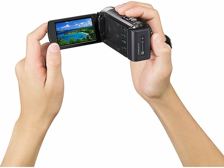 Sony HDR-CX150 Handycam® (Black) High-definition camcorder with