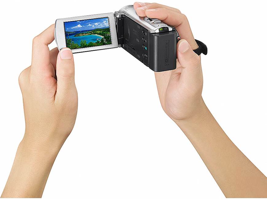 Sony DCR-SX83 Handycam® Standard-definition camcorder with