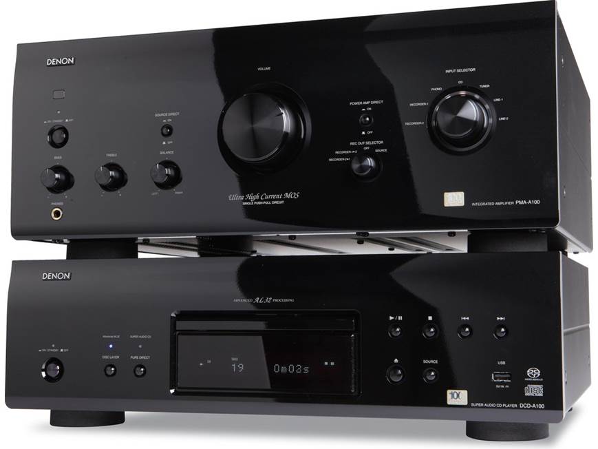 Denon DCD-A100 100th anniversary stereo SACD/CD player at Crutchfield