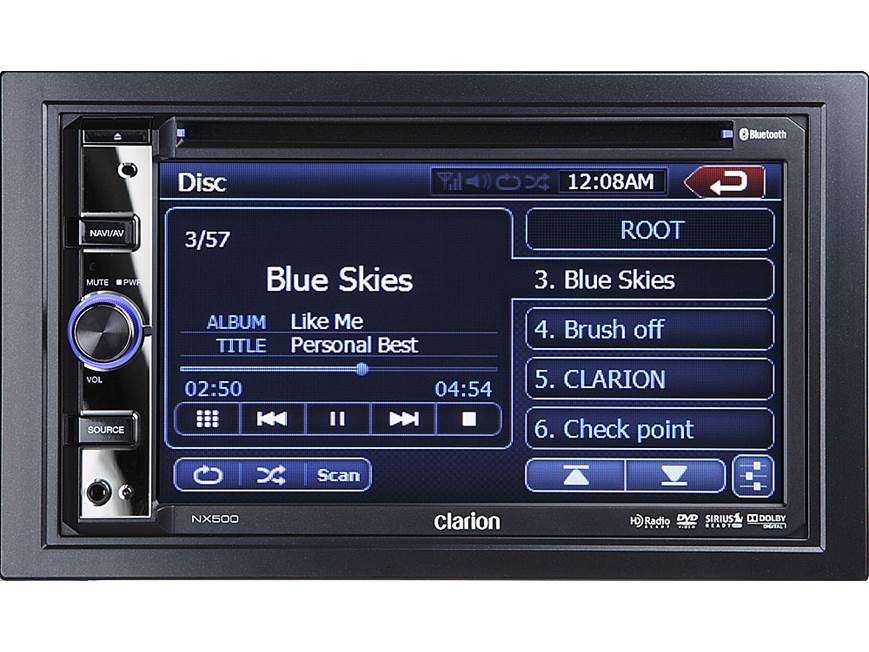 152 動作良好 Clarion NX505 Bluetooth Clarion NX500 Navigation receiver at Crutchfield
