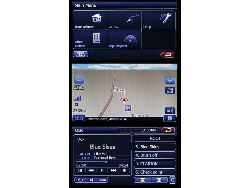 Clarion NX500 Navigation receiver at Crutchfield