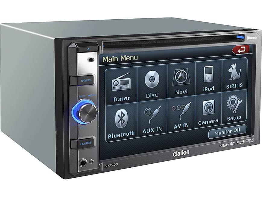 Clarion NX500 Navigation receiver at Crutchfield