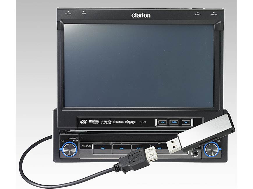 Clarion NZ500 Navigation receiver (New Stock) at Crutchfield