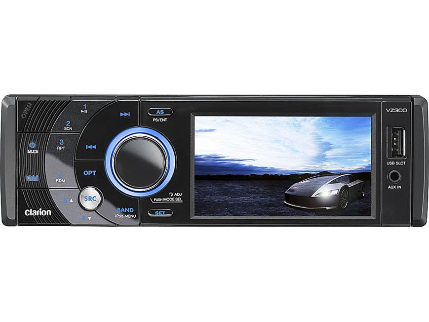 Clarion VZ300 DVD receiver at Crutchfield