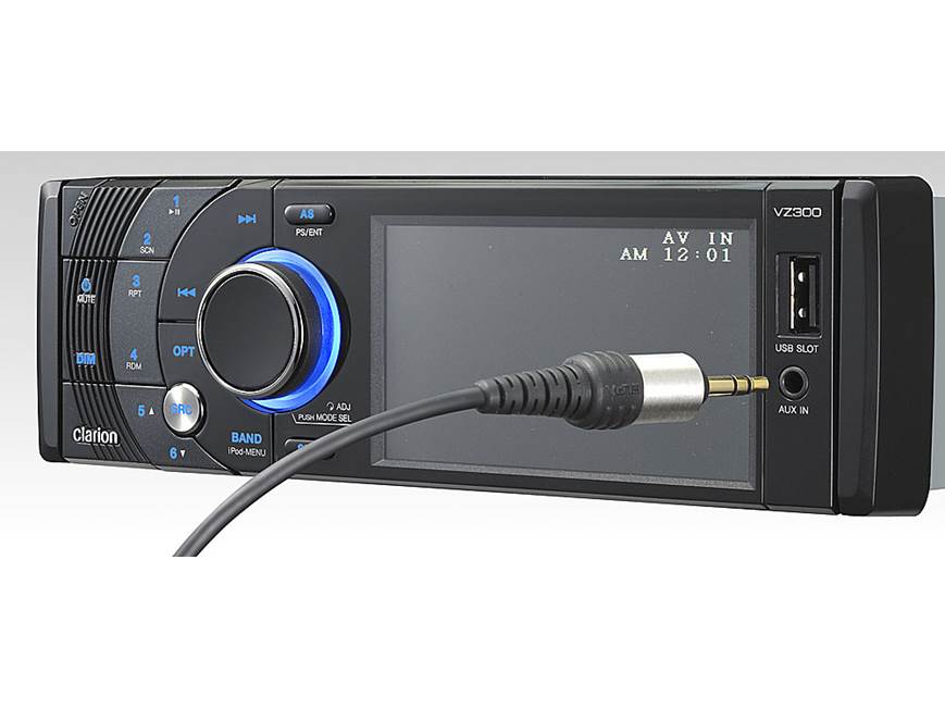 Clarion VZ300 DVD receiver at Crutchfield