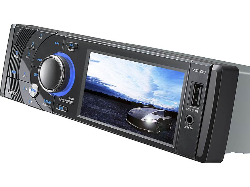 Clarion VZ300 DVD receiver at Crutchfield