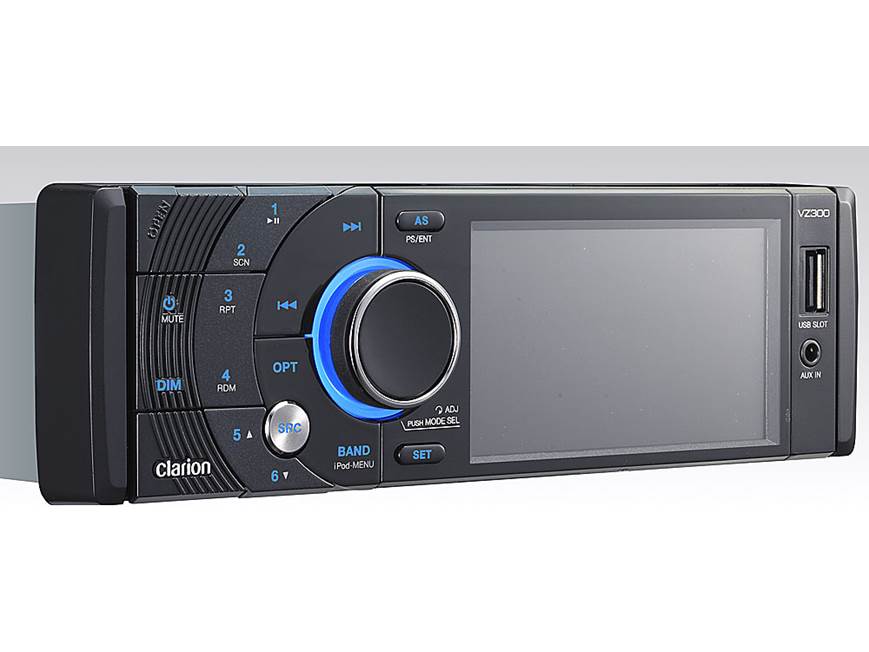 Clarion VZ300 DVD receiver at Crutchfield