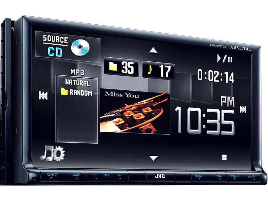 JVC Arsenal KW-ADV793 DVD receiver at Crutchfield