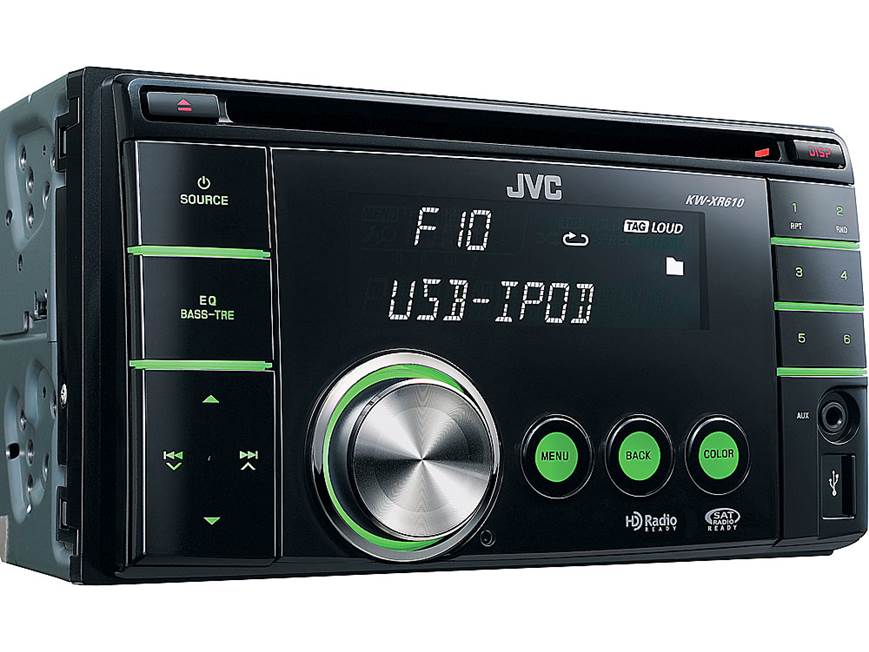 JVC KW-XR610 CD receiver at Crutchfield