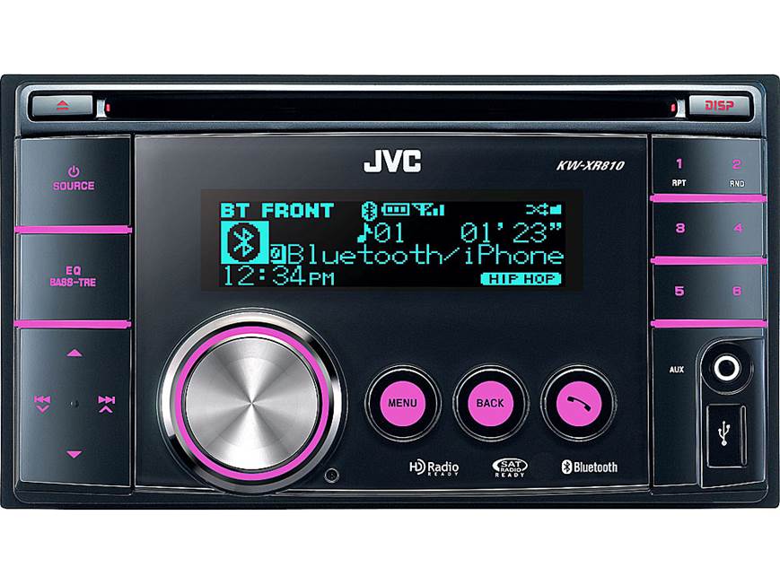 JVC KW-XR810 CD receiver at Crutchfield