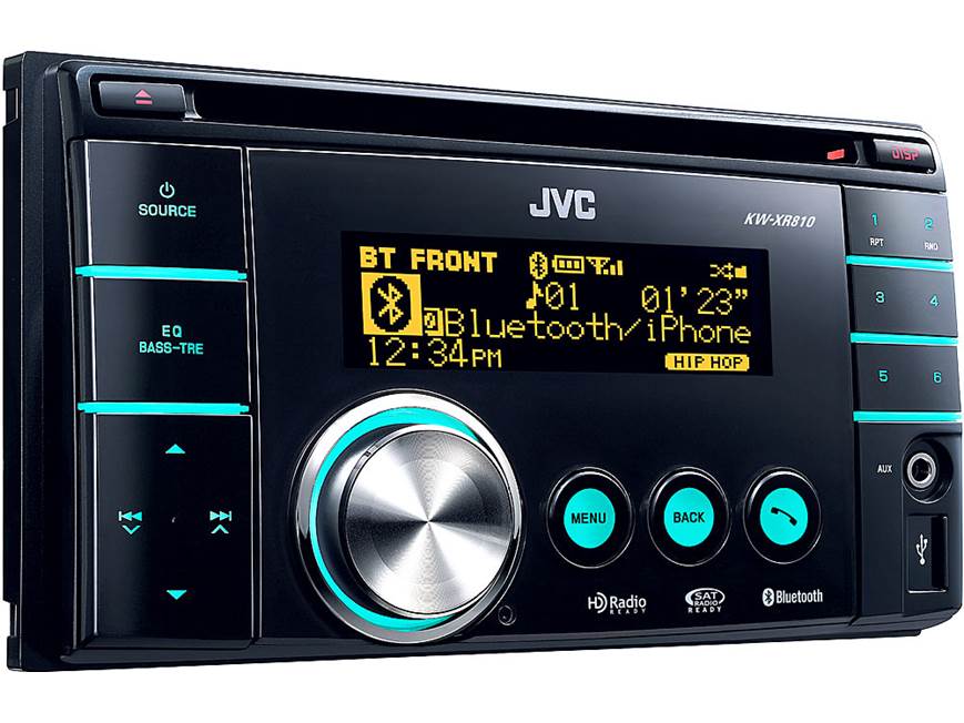JVC KW-XR810 CD receiver at Crutchfield