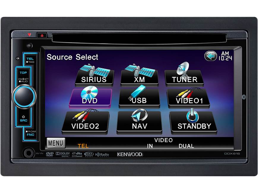 Kenwood DDX616 DVD receiver (New Stock) at Crutchfield