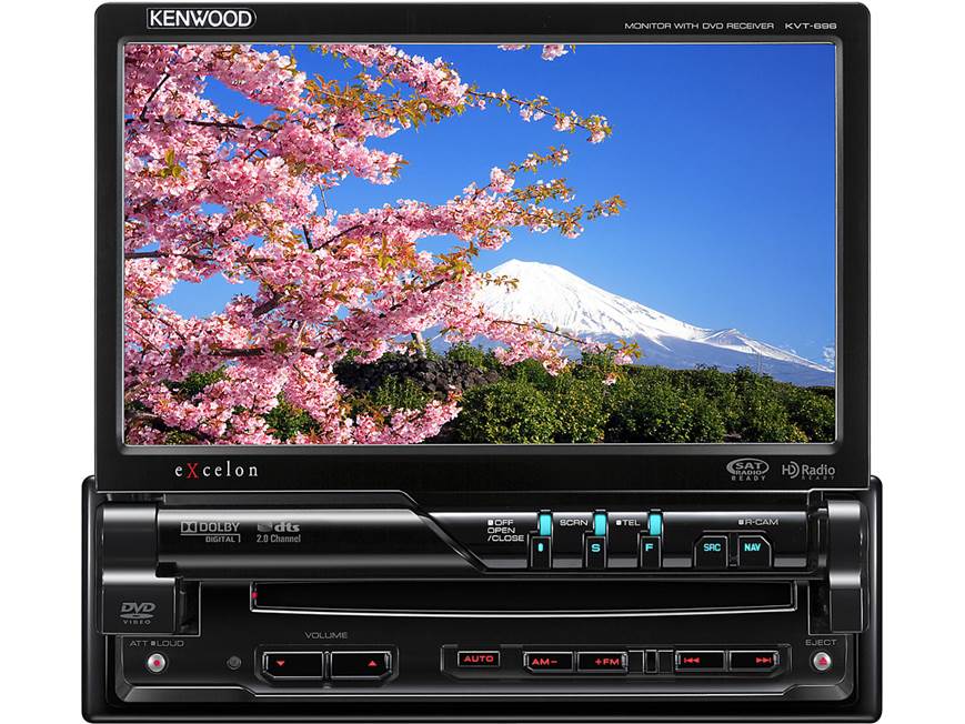 ★KENWOOD DVD MD TUNERコントロールプリアンプ、パワーアンプ Kenwood Excelon KVT-696 DVD receiver (New Stock) at Crutchfield