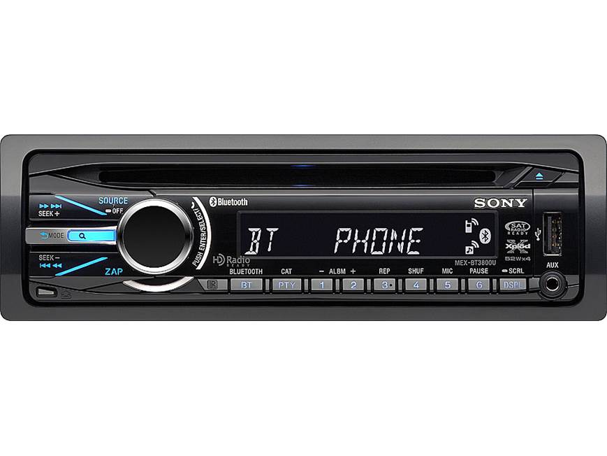 Sony Xplod MEX-BT3800U CD receiver at Crutchfield