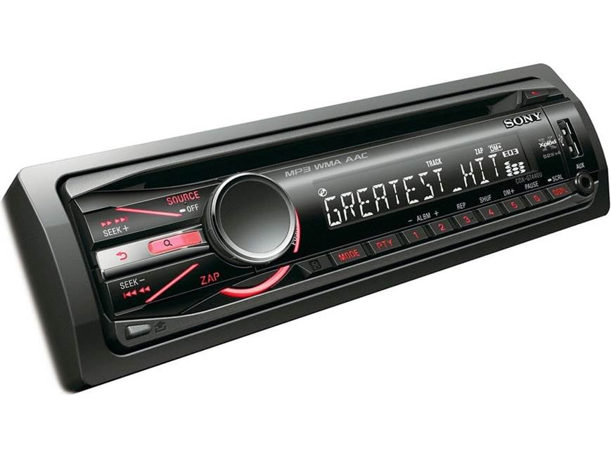 Sony Xplod CDX-GT440U CD receiver at Crutchfield