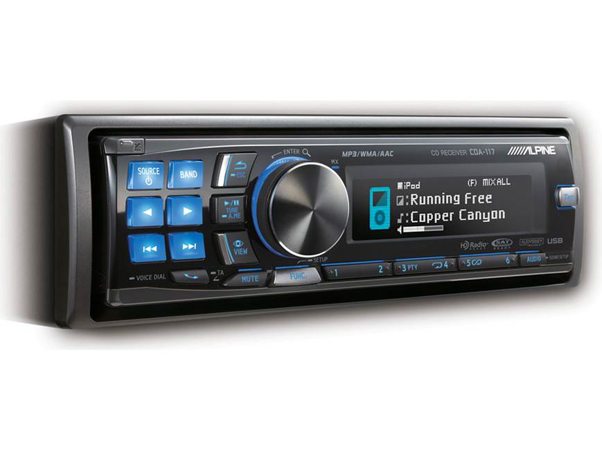 Alpine CDA-117 CD receiver at Crutchfield