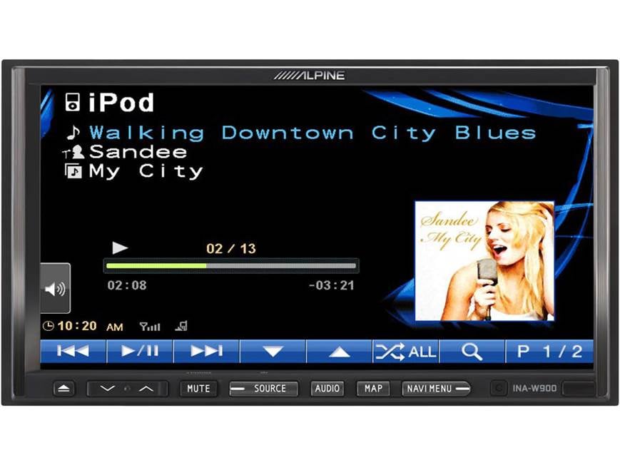 Alpine INA-W900 Navigation receiver at Crutchfield