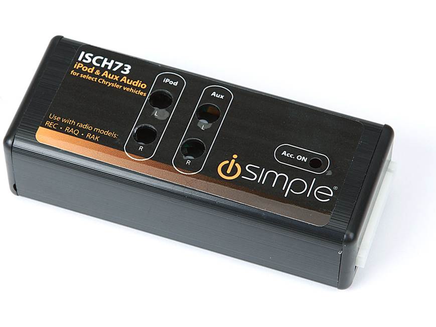 iSimple iPod® Adapter for Chrysler Add iPod control or an