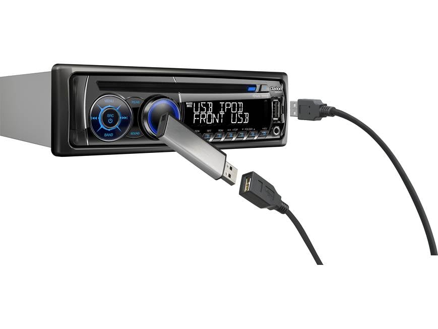 Clarion CZ301 CD receiver at Crutchfield