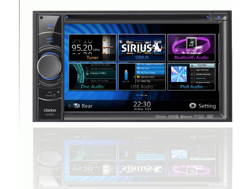 Clarion NX501 Navigation receiver at Crutchfield