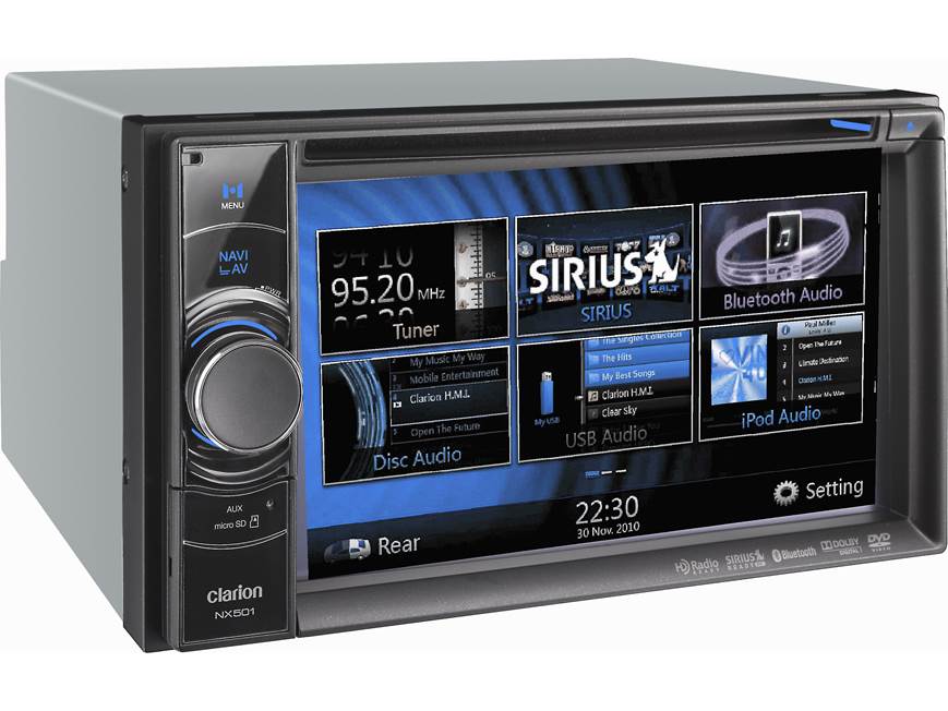 Clarion NX501 Navigation receiver at Crutchfield