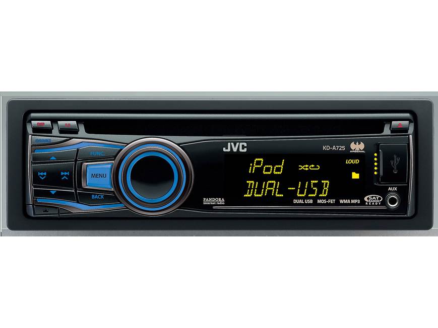 JVC Arsenal KD-A725 CD receiver at Crutchfield
