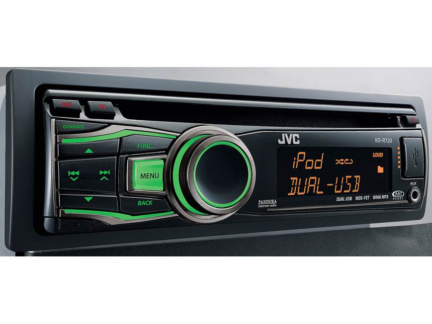 JVC KD-R720 CD receiver at Crutchfield