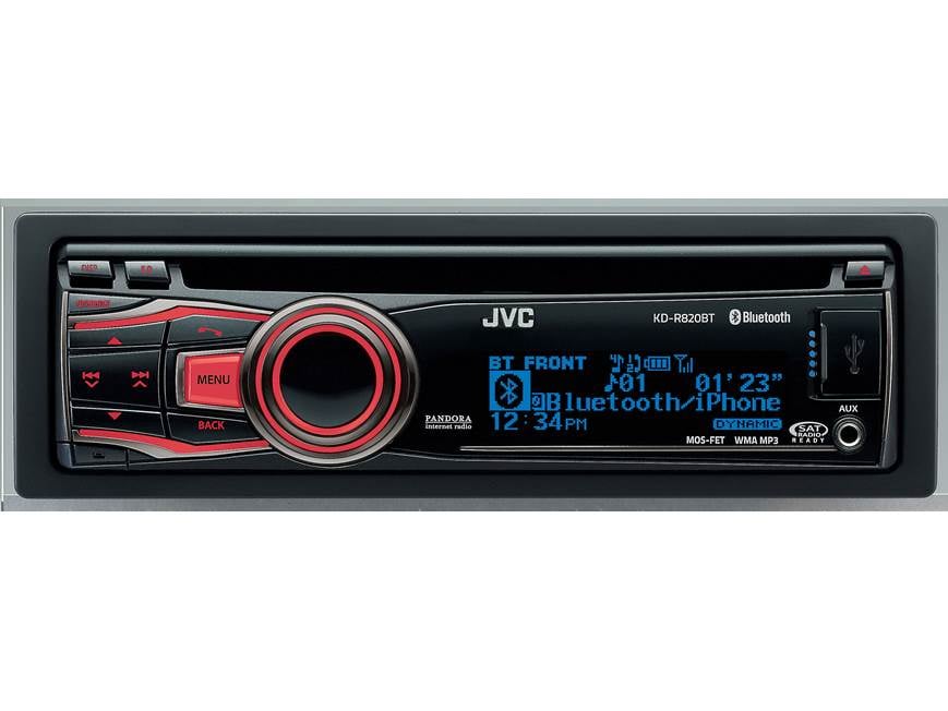 JVC KD-R820BT CD receiver at Crutchfield