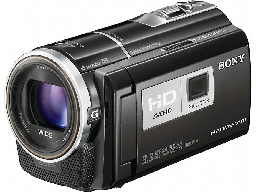 Sony Handycam® HDR-PJ10 HD camcorder with 16GB flash memory and