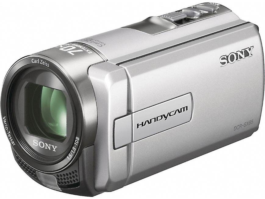 Sony Handycam® DCR-SX65 (Silver): price, highlights, specs, photos