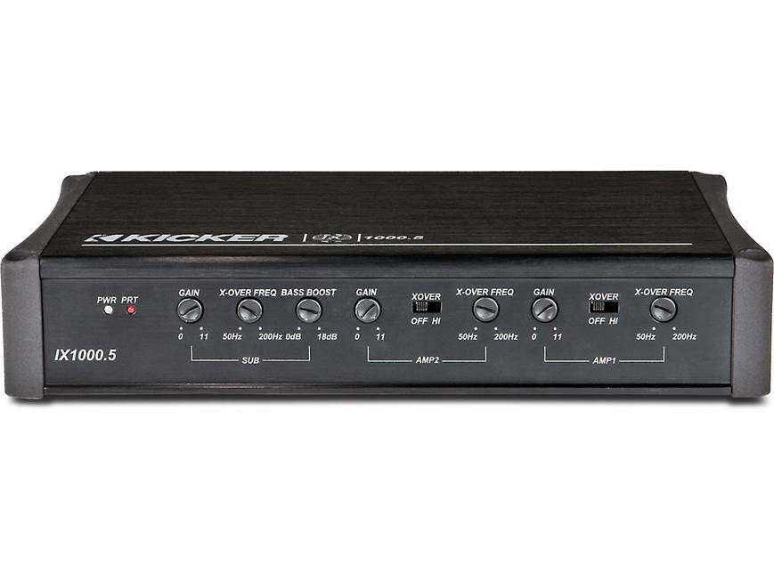 ☆ 希少！キッカー IX 1000.5 5チャンネルアンプ Kicker IX1000.5 5-channel car amplifier — 65 watts RMS x 4 at 4