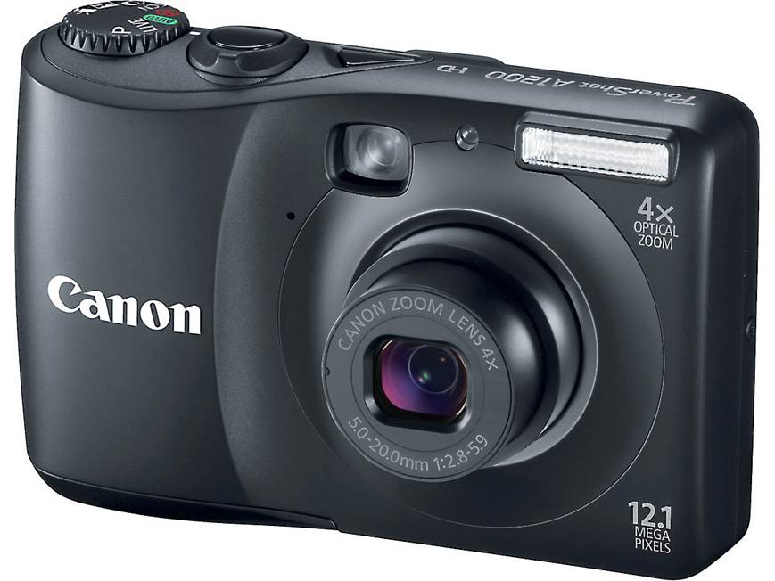 Canon PowerShot A1200 (Black) 12.1-megapixel digital camera with