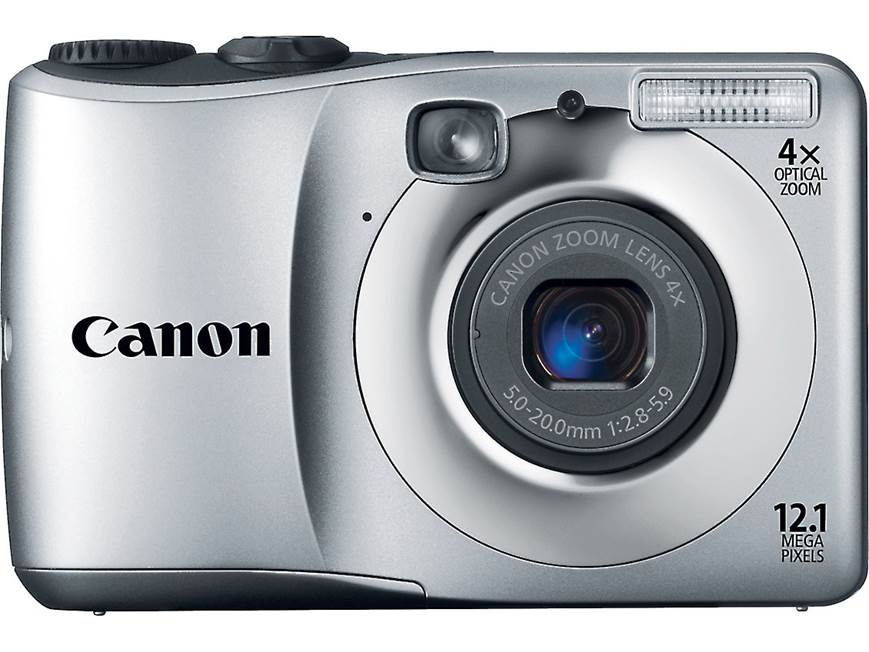 Canon PowerShot A1200 (Silver) 12.1-megapixel digital camera with