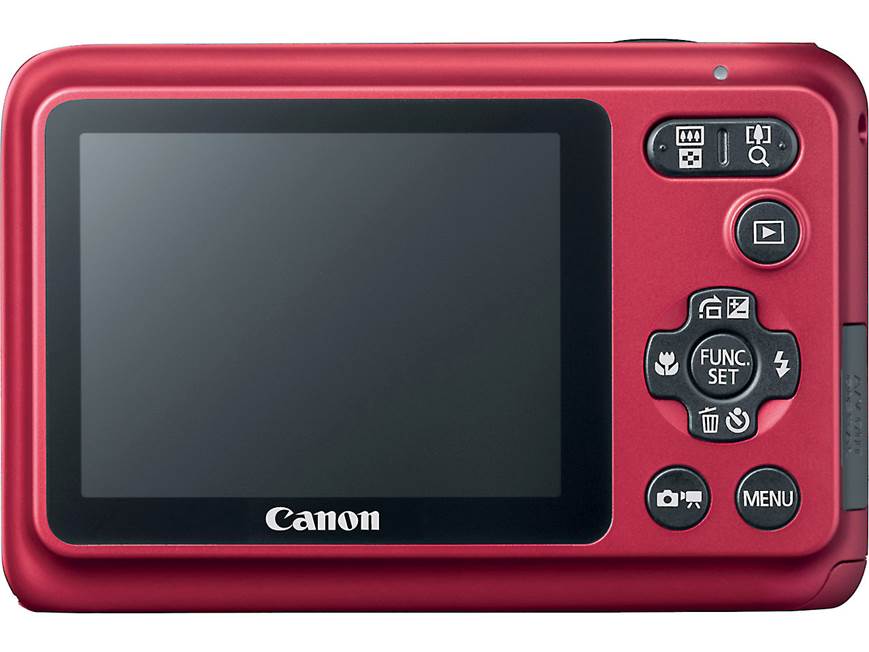 Canon PowerShot A800 (Red) 10-megapixel digital camera with 3.3X