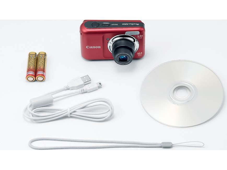 Canon PowerShot A800 (Black) 10-megapixel digital camera with 3.3X