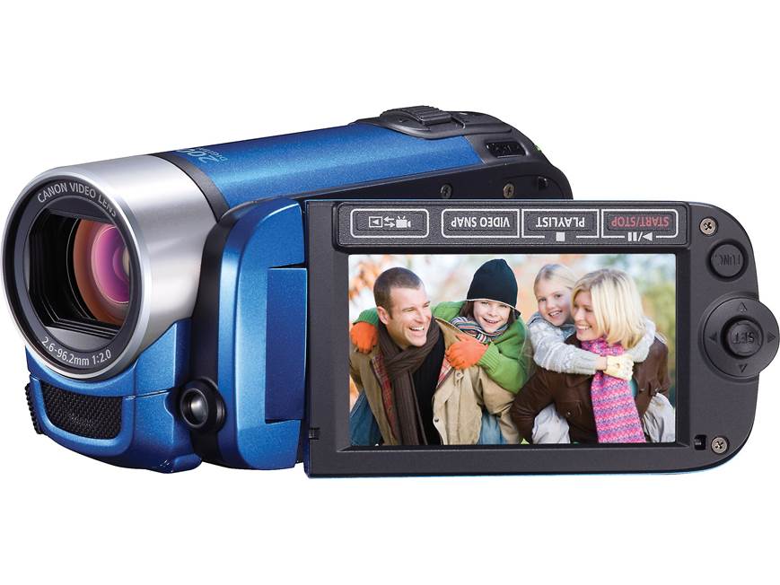 Canon FS400 (Blue) Standard-definition camcorder (Blue) at Crutchfield