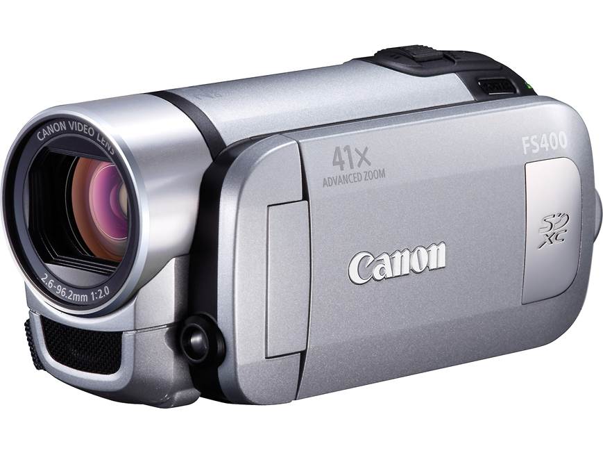 Canon FS400 (Silver) Standard-definition camcorder (Silver) at