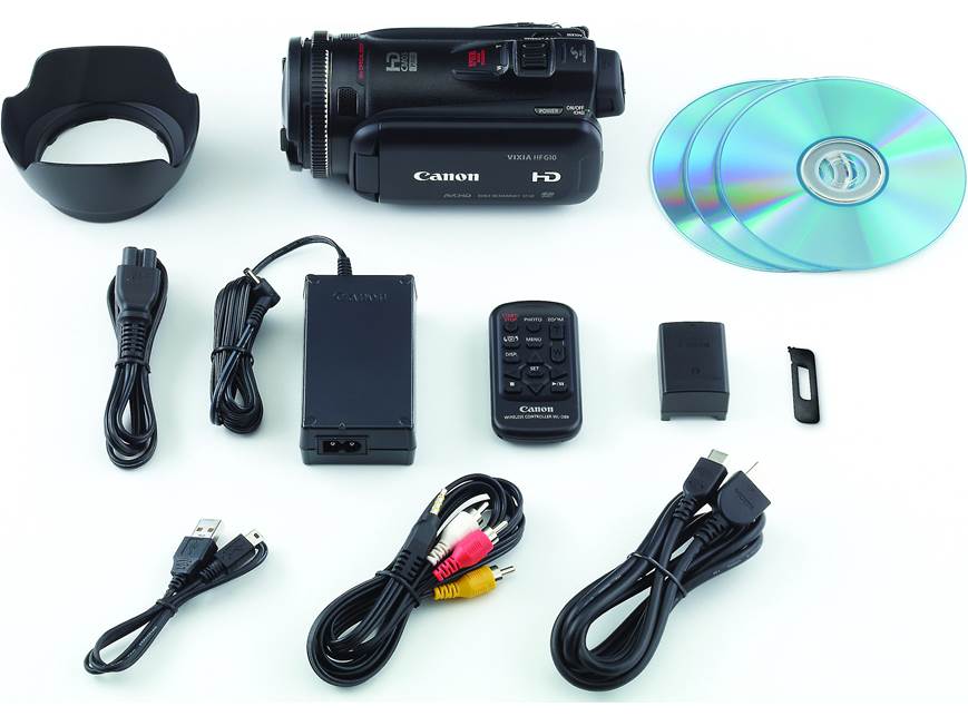 Canon VIXIA HF G10 High-definition camcorder with 32GB flash