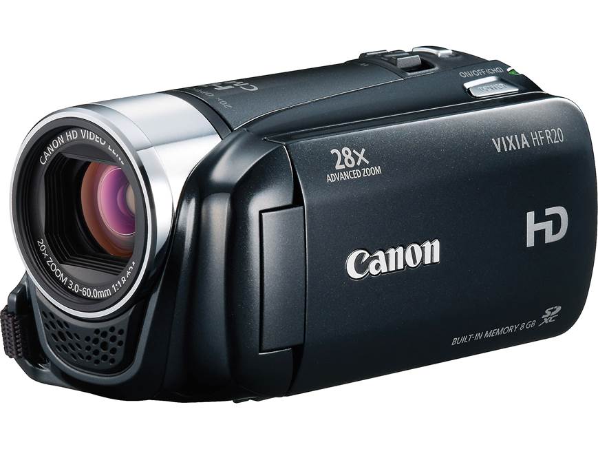 Canon VIXIA HF R20 (Black) High-definition camcorder with 8GB