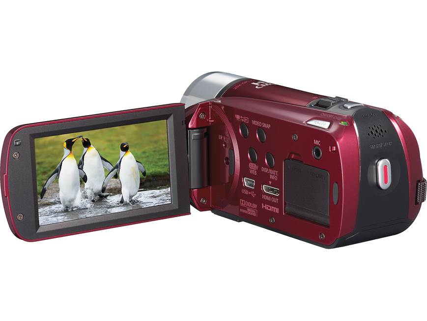 Canon VIXIA HF R20 (Red) High-definition camcorder with 8GB flash