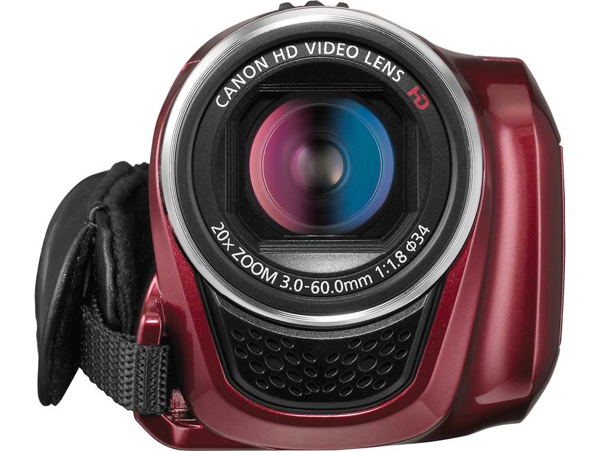 Canon VIXIA HF R20 (Red) High-definition camcorder with 8GB flash