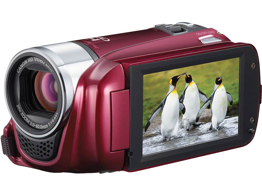 Canon VIXIA HF R20 (Red) High-definition camcorder with 8GB flash