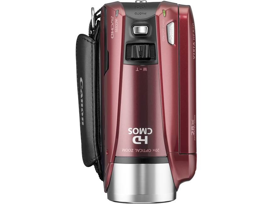 Canon VIXIA HF R20 (Red) High-definition camcorder with 8GB flash