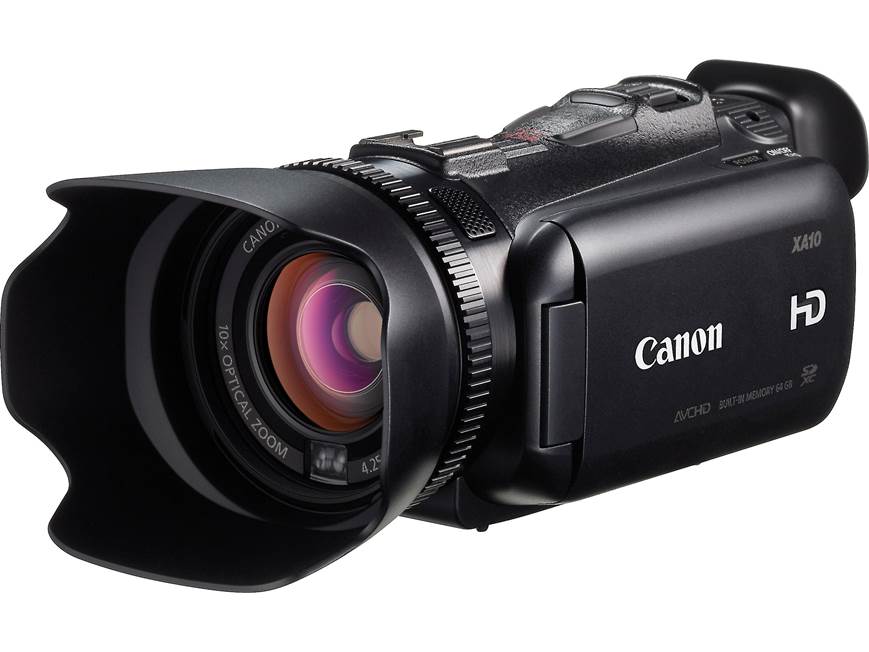 Canon XA10 Professional HD camcorder at Crutchfield