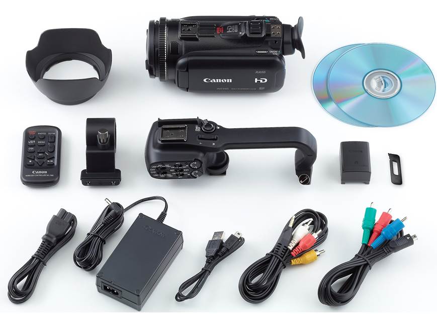 Canon XA10 Professional HD camcorder at Crutchfield