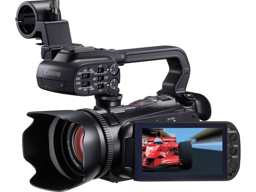 Canon XA10 Professional HD camcorder at Crutchfield