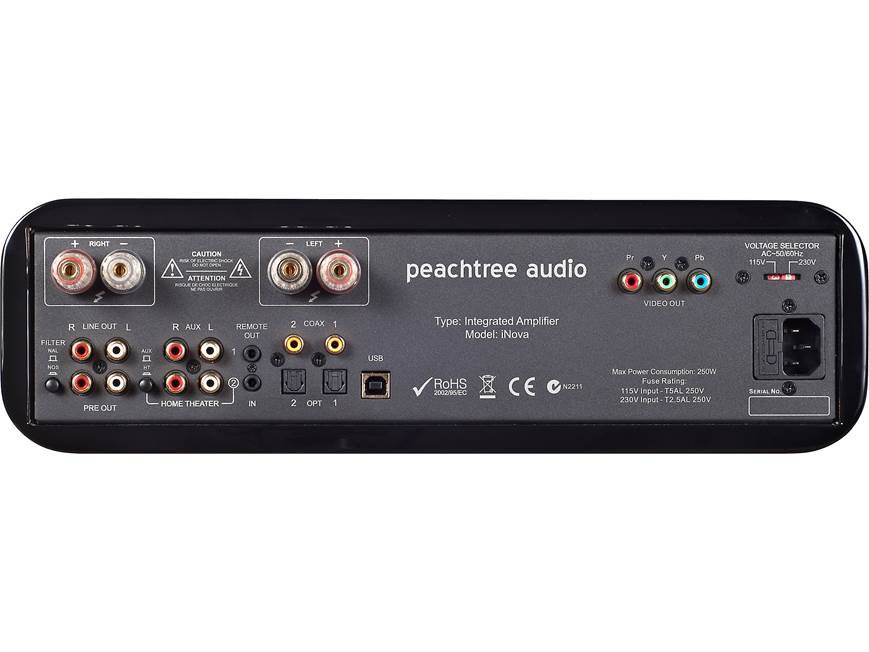 Peachtree Audio iNova (Cherry) Stereo integrated amplifier with