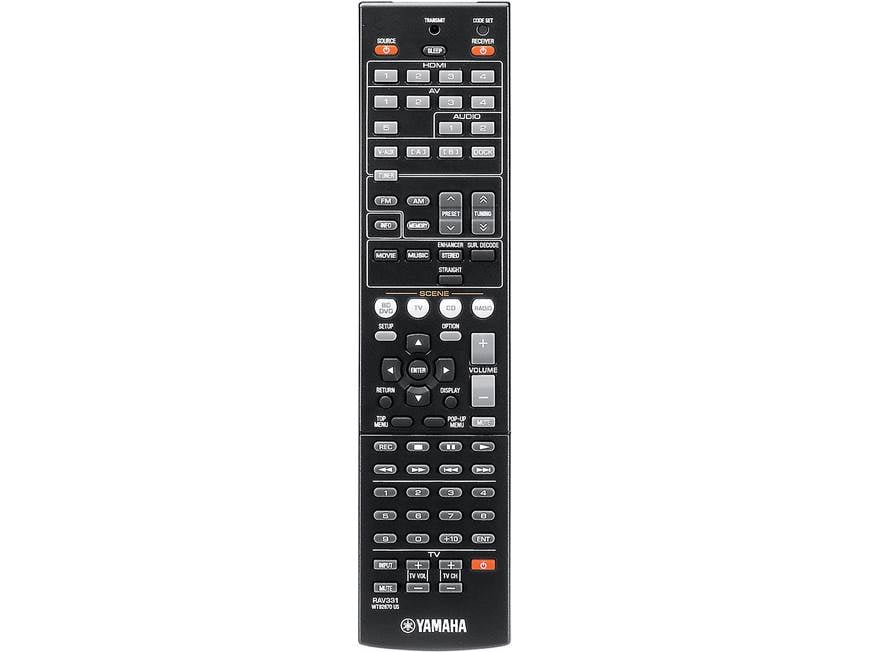 Yamaha RX-V371 Home theater receiver with 3D-ready HDMI switching