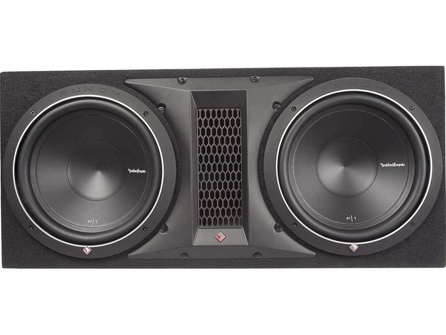 Rockford Fosgate Punch P1-2X10 Ported enclosure with two 10