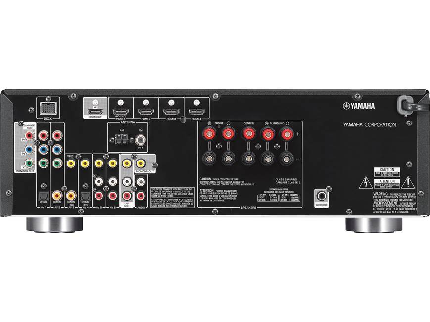 Yamaha RX-V471 Home theater receiver with 3D-ready HDMI switching